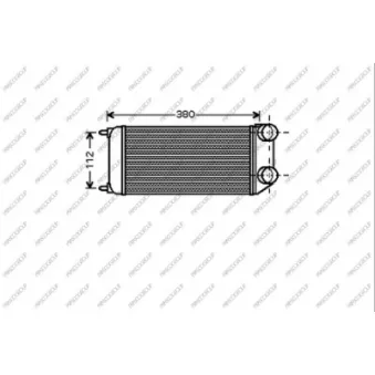 Intercooler, échangeur PRASCO OEM 0384H1