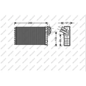 Système de chauffage PRASCO OEM 6448K0