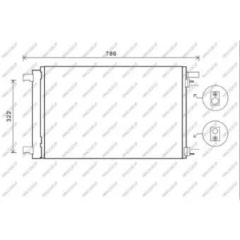 Condenseur, climatisation PRASCO OEM 6455HW