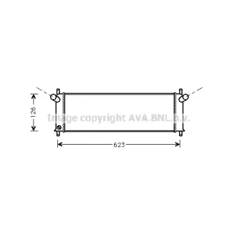 PRASCO PR2022 - Radiateur, refroidissement du moteur
