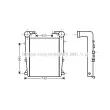 Intercooler, échangeur PRASCO [RE4033]
