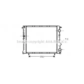 Radiateur, refroidissement du moteur PRASCO [RT2005]