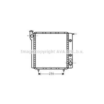 PRASCO RT2068 - Radiateur, refroidissement du moteur