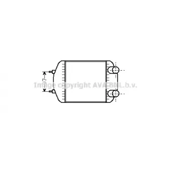 PRASCO RT4057 - Intercooler, échangeur