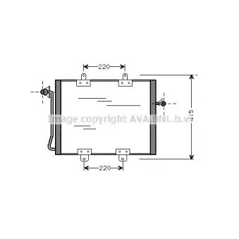 PRASCO RT5176 - Condenseur, climatisation