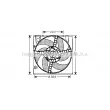Ventilateur, refroidissement du moteur PRASCO [RT7522]