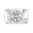 Ventilateur, refroidissement du moteur PRASCO [RT7545]