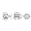 Moteur électrique, pulseur d'air habitacle PRASCO [RT8514]