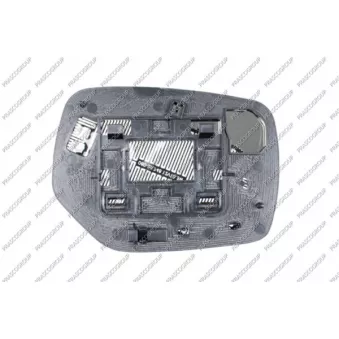 Verre de rétroviseur, rétroviseur extérieur PRASCO SB4327514