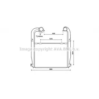 PRASCO SC4028 - Intercooler, échangeur