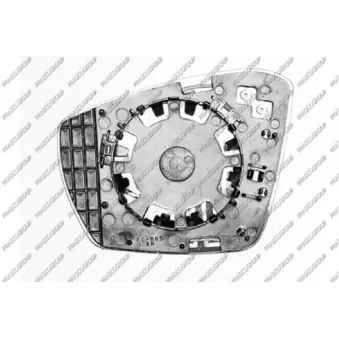 PRASCO SK0307514 - Verre de rétroviseur, rétroviseur extérieur