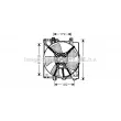 Ventilateur, refroidissement du moteur PRASCO [SU7509]