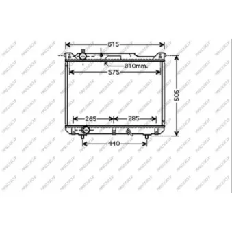 Radiateur, refroidissement du moteur PRASCO OEM 1770068DC0