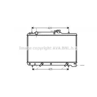 PRASCO SZ2049 - Radiateur, refroidissement du moteur