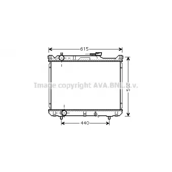 PRASCO SZ2078 - Radiateur, refroidissement du moteur