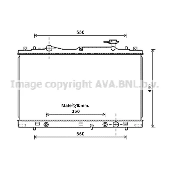 PRASCO SZ2126 - Radiateur, refroidissement du moteur