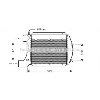 Intercooler, échangeur PRASCO [SZ4066]