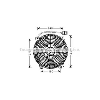 PRASCO SZ7505 - Ventilateur, refroidissement du moteur