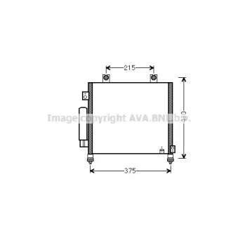 Condenseur, climatisation PRASCO [SZA5120D]