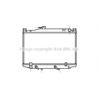 PRASCO TO2033 - Radiateur, refroidissement du moteur