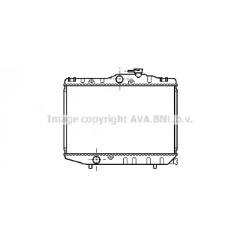 Radiateur, refroidissement du moteur PRASCO [TO2088]
