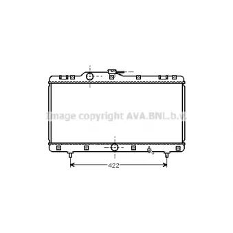 PRASCO TO2149 - Radiateur, refroidissement du moteur