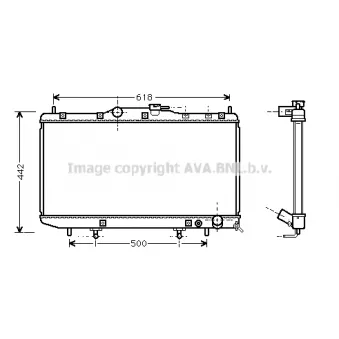 PRASCO TO2261 - Radiateur, refroidissement du moteur