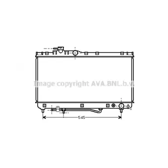 PRASCO TO2304 - Radiateur, refroidissement du moteur