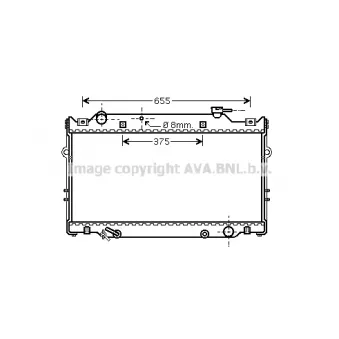 PRASCO TO2309 - Radiateur, refroidissement du moteur