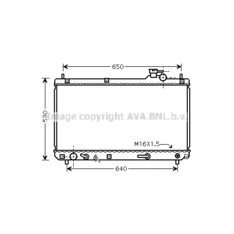 PRASCO TO2457 - Radiateur, refroidissement du moteur