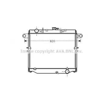 PRASCO TO2477 - Radiateur, refroidissement du moteur