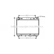 Radiateur, refroidissement du moteur PRASCO [TO2499]