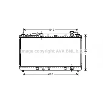 Radiateur, refroidissement du moteur PRASCO [TO2598]