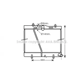 PRASCO TO2712 - Radiateur, refroidissement du moteur