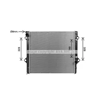 PRASCO TO2767 - Radiateur, refroidissement du moteur