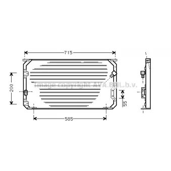 PRASCO TO5246 - Condenseur, climatisation
