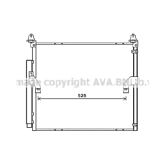 PRASCO TO5652D - Condenseur, climatisation