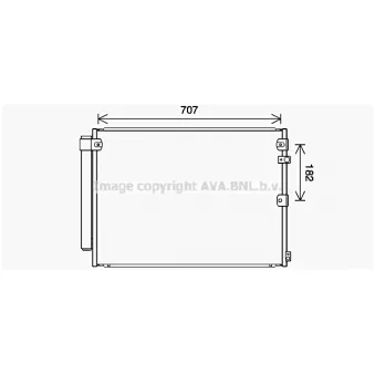 PRASCO TO5731D - Condenseur, climatisation