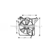 Ventilateur, refroidissement du moteur PRASCO [TO7538]