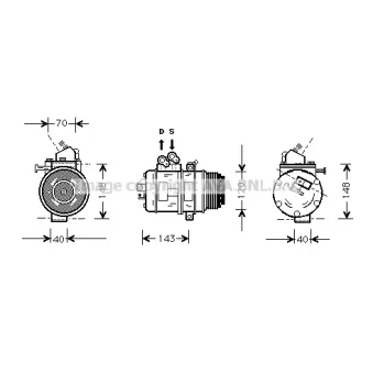 PRASCO TOK003 - Compresseur, climatisation