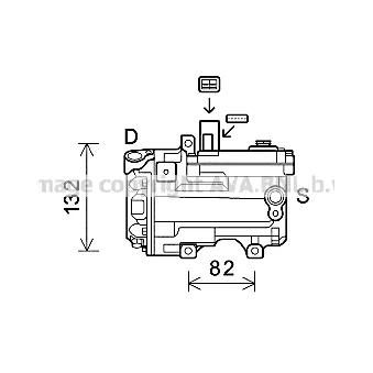 Compresseur, climatisation PRASCO [TOK624]