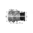 Compresseur, climatisation PRASCO [TOK768]