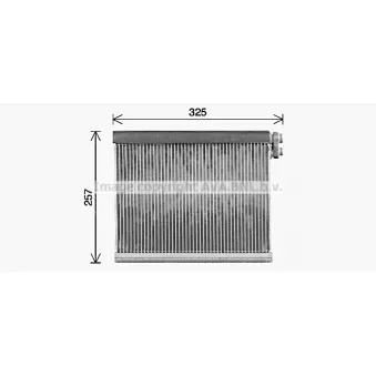 PRASCO TOV778 - Évaporateur climatisation