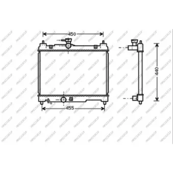 PRASCO TY320R001 - Radiateur, refroidissement du moteur