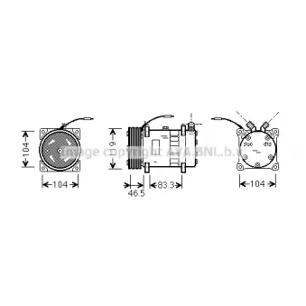 Compresseur, climatisation PRASCO [UVK037]