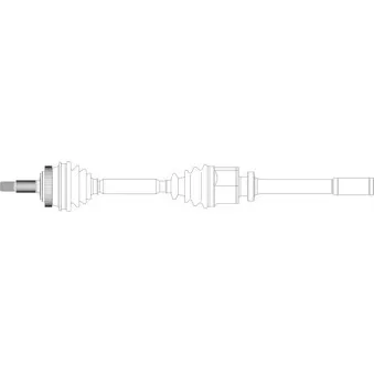 Arbre de transmission avant droit GENERAL RICAMBI OEM 7701352428