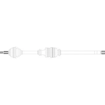 GENERAL RICAMBI RE3146 - Arbre de transmission avant droit