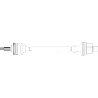 Arbre de transmission avant droit GENERAL RICAMBI OEM 7701352473