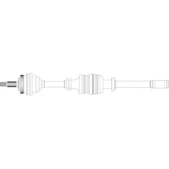 Arbre de transmission avant droit GENERAL RICAMBI OEM 7701352348
