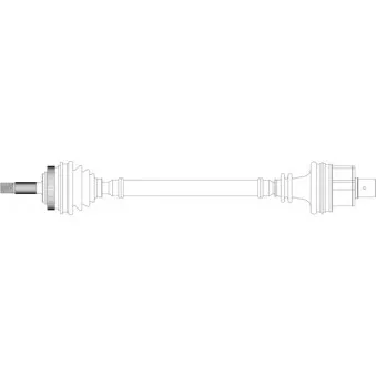 GENERAL RICAMBI RE3322 - Arbre de transmission avant droit